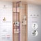 Kibi Circular Pressure Balanced Ceiling Mounted 3-Function Shower System w Rough In Valve Brushed Nickel KSF409BN - alternate 2